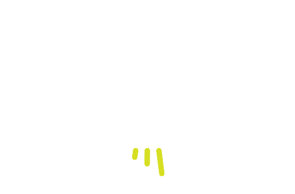 A stylized drawing of a person with bananas.