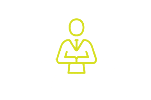 A group of people sitting around a table.
