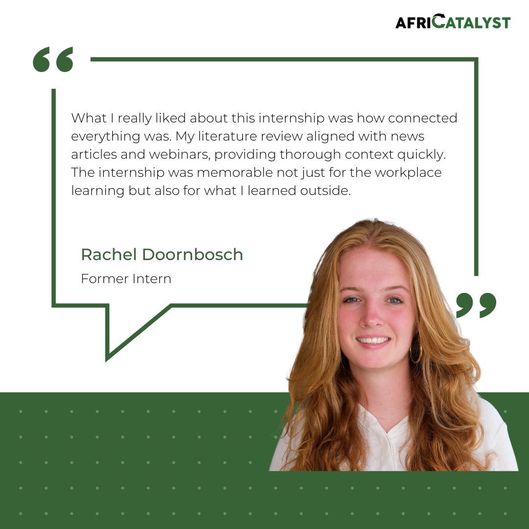 Woman smiling, testimonial about internship.