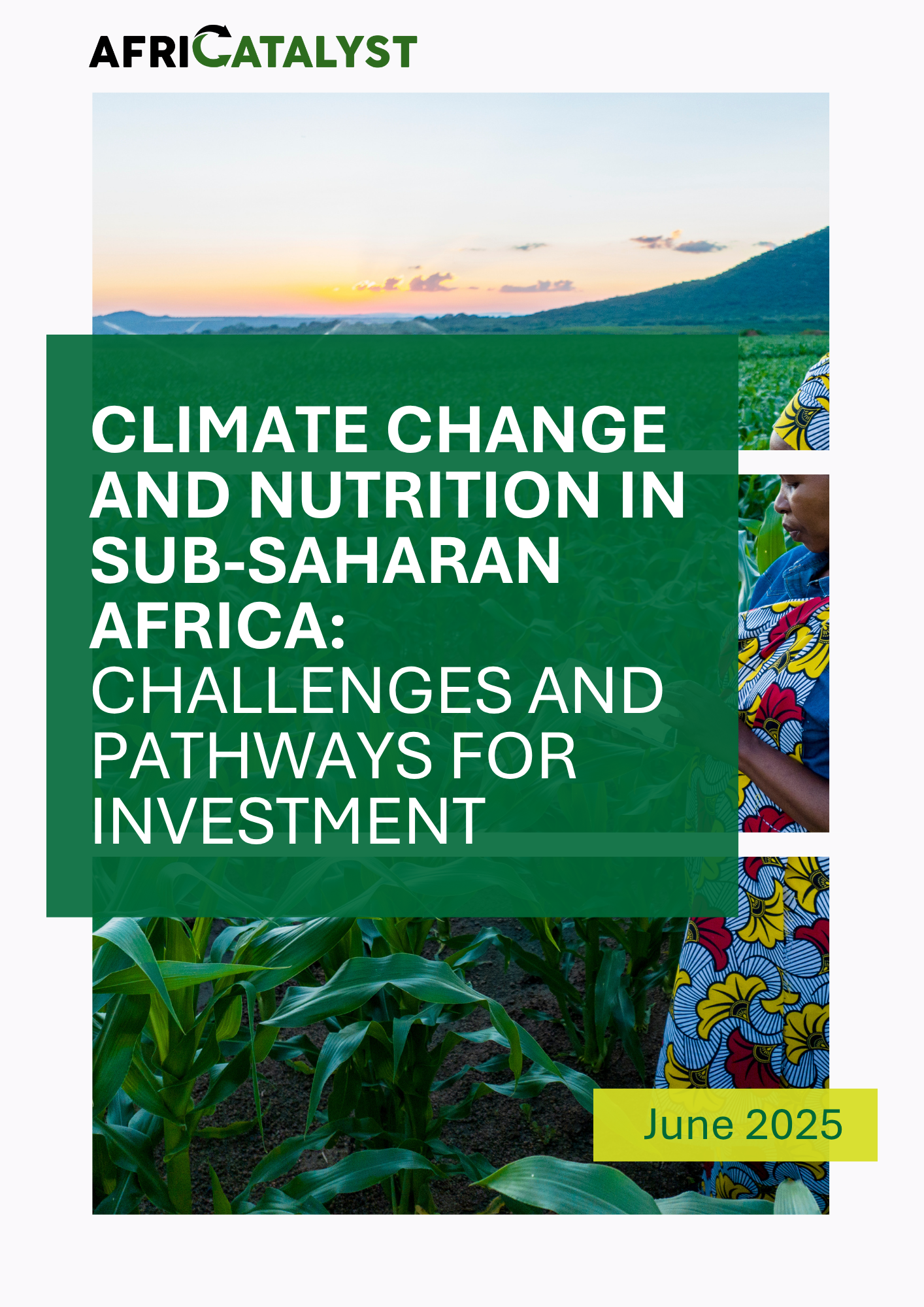 (Revision) Climate Change and Nutrition in Sub-Saharan Africa Challenges and Pathways for Investment