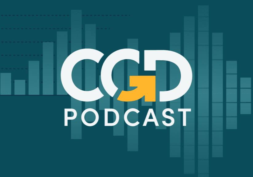 CGD Podcast logo with growth chart.