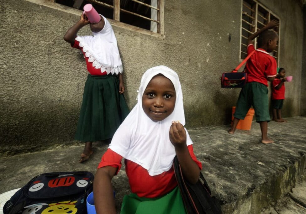 ZANZIBAR, TANZANIA - JUNE 02: Primary school children take courses in classrooms  without windows and doors due to financial difficulties as they continue their education in Zanzibar, Tanzania on June 02, 2025. Tanzania's Zanzibar Island, located on the west coast of the Indian Ocean, offers a colorful world to tourists visiting the island with its turquoise sea, white sands, spice gardens, wildlife parks and traditional costumes. On the other hand, children in the villages in the Nungwi region, located at the north of the island, receive education under difficult conditions. (Photo by Nese Ari/Anadolu via Getty Images)