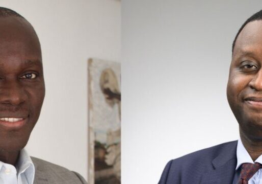 Headshots of two smiling men in suits.