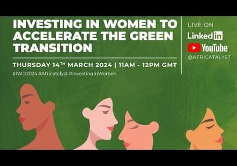 Women investing in green transition event.