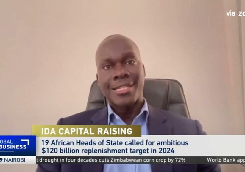 Man speaking about IDA capital raising.