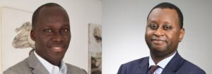 Headshots of two smiling men in suits.