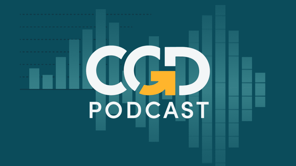 CGD Podcast logo with growth chart.
