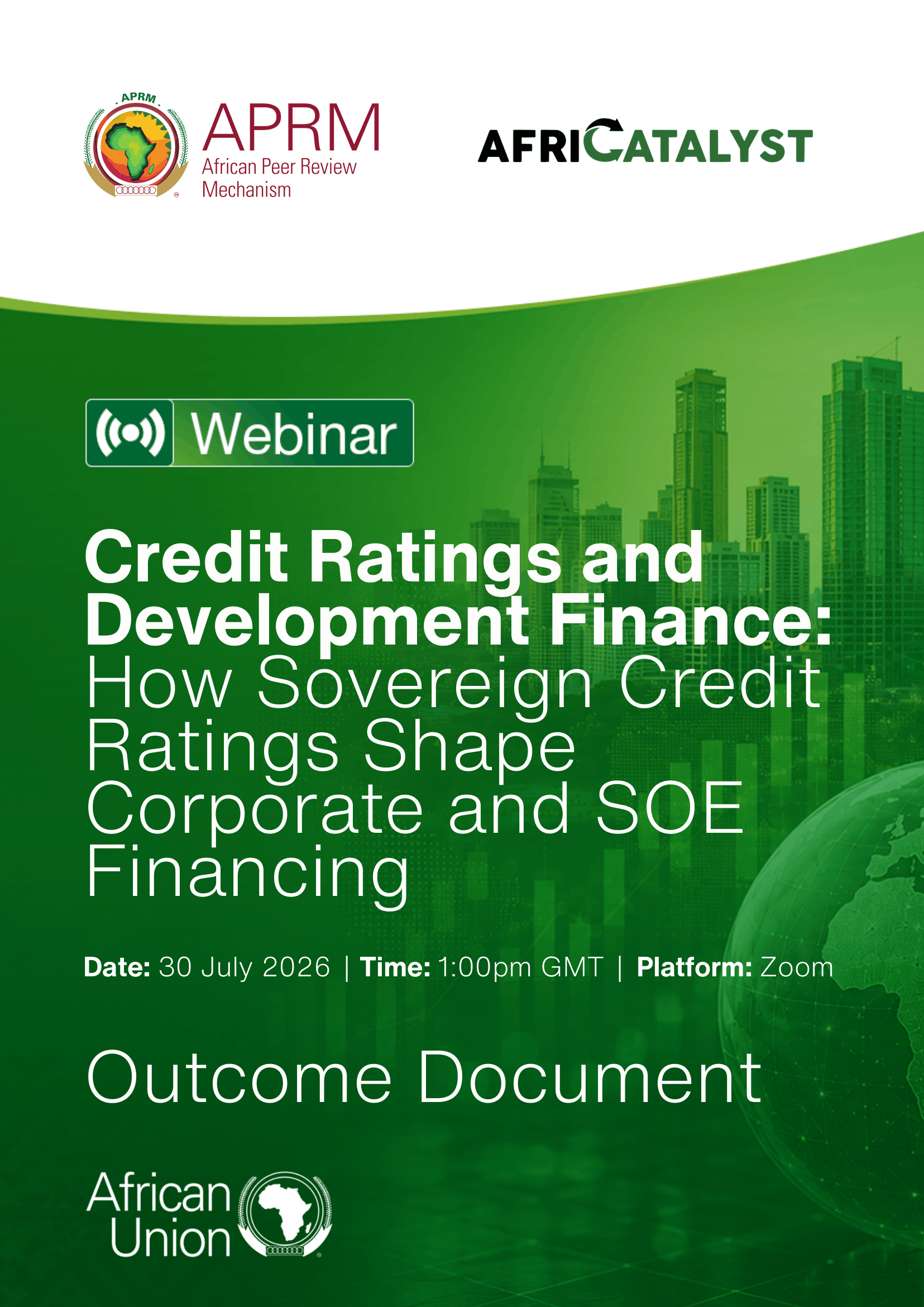 Outcome Document Credit Ratings and Development Finance How Sovereign Credit Ratings Shape Corporate-1